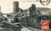 CPA 42 ROCHETAILLEE LES TOURS DU CHATEAU 1927 - Rochetaillee