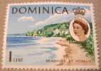 Dominica 1963 Seashore At Rosalie 1c - Mint - Dominique (...-1978)