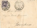 5502. Carta SAN SEBASTIAN 1908. Alfonso XIII Cadete - Covers & Documents