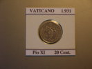 PIO XI 20 Céntimos  1931 (10096) - Vatican