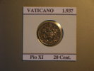 PIO XI 20 Céntimos  1937 (10101) - Vaticaanstad