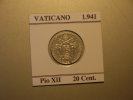 PIO XII 20 Céntimos  1941 (10103) - Vaticaanstad