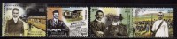 India Used 2007, Set Of 4, Satyagraha, Train, Journalism Indian Opinion, Etc - Used Stamps