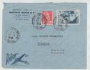 France Air Mail Cover Sent To Sweden Clichy 10-7-1948 - 1927-1959 Cartas & Documentos
