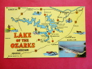 Map With View Lake Of The Ozarks Missouri-- Ref 516 - Altri & Non Classificati