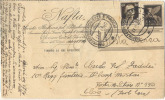 ITALIA - ITALY - POSTA AEREO To POSTA MILITARE  N.550  EGEO - NAPOLI - 1940 - Poststempel (Flugzeuge)