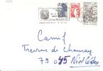 NY/T   2475+  LETTRE    AMIENS Vers  NIORT Le  09 JUIN 1987 - Storia Postale