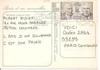 NY/T   2501   CP COLOMBES  Vers   PARIS Le  29 JANVIER 1988 - Lettres & Documents