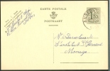 Entier Postal Expédié D'Anderlues Vers Manage En 1954 - Postcards 1951-..