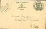 Entier Postal Expédié De Vielsalm  Vers Liège En 1935 - Postkarten 1934-1951