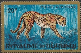 BURUNDI 1964 Animals - 20f - Cheetah FU - Oblitérés