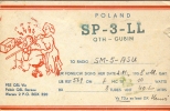 QSL - Poland QTH - Gubin - Warsav  - 1958 - Altri & Non Classificati