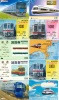 JOLI LOT De 90 CARTES PREPAYEES DIFFERENTES Japon (LOT 208)  TRAIN * DIFFERENT Japan CARDS - ZUG KARTEN - Collections
