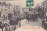 LUCON ENTREE DU 1er REGIMENT DE DRAGONS LE CORTEGE OFFICIEL PASSANT PLACE DES ACCACIAS 9 AVRIL 1914 Editeur Gouraud - Lucon