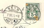 AK Bern  (Ziffern-Abart)             1900 - Errors & Oddities