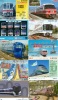 JOLI LOT De 90 CARTES PREPAYEES DIFFERENTES Japon (LOT 213)  TRAIN * DIFFERENT Japan CARDS * ZUG KARTEN - Collections