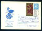 PS9266 / BIRD DOVE PIGEON , MONUMENT May 9 - Victory Day Over Hitler Fascism 1980 Stationery Entier Bulgaria Bulgarie - Duiven En Duifachtigen