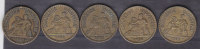FRANCE - 3eme Republique - 2 Frs Chambre De Commerce (5 Pieces) 1921 à 1925 - 2 Francs