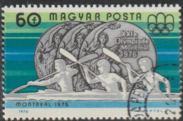 Hungria 1976 Scott 2452 Sello * Deportes Sports Olimpic Games Montreal Medallas Remo JJOO Michel 3165A Yvert 2532 Magyar - Unused Stamps