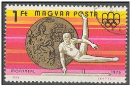 Hungria 1976 Scott 2453 Sello * Deportes Sports Olimpic Games Montreal Medallas Gimnasia Caballo JJOO Michel 3166A - Unused Stamps