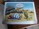 ASTERIX SERIGRAPHIE FETE DE LA BD PARASOL JAUNE - Asterix