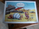ASTERIX SERIGRAPHIE FETE DE LA BD PARASOL ROUGE - Asterix