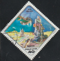 Hungria 1978 Scott C393 Sello * Espacio Space Estacion Lunar Pintruras De Pal Varga Michel 3265A Yvert PA407 Magyar Post - Unused Stamps