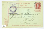 HANDGESCHREVEN BRIEFKAART Uit 1909 Van BRUXELLES BELGIE Naar FüRTH BAYERN (5620) - Postkarten 1909-1934