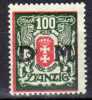 Danzig 1922 Dienstmarken Mi 34** @ - Oficial