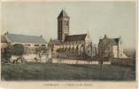 CPA CHAMPAGNE SUR OISE (Val D'Oise) - L'église Et Les écoles - Champagne Sur Oise