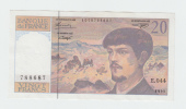 France 20 Francs 1993 XF++ CRISP Pre-Euro Banknote P 151g 151 G - 20 F 1980-1997 ''Debussy''