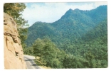 The Chimney Tops And U.S. 441 The Transmountain Highway, Great Smoky Mountains National Park - Smokey Mountains