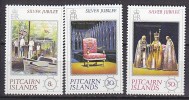 P3897 - BRITISH COLONIES PITCAIRN Yv N°158/60 ** SILVER JUBILEE - Islas De Pitcairn