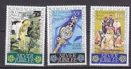 P4014 - BRITISH COLONIES ST CHRISTOPHER Yv N°352/54 ** SILVER JUBILEE - St.Christopher-Nevis & Anguilla (...-1980)