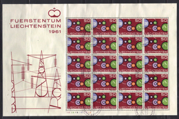 BIG - LIECHTENSTEIN , EUROPA  La Serie 364  In Minifoglio Usato - Blocs & Feuillets