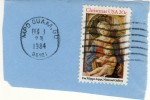 1984 Guam US Military Post Office Cancelled Stamp On Piece - Guam