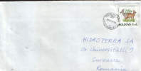 Moldova- Envelope Circulated In 1997-Deer And Deer - Wild