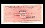 RECU DE COUPONS FRACTIONNAIRES N° 026048 5 FRS OR - ROYAUME DE YOUGOSLAVIE - Bank & Versicherung