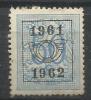 BELGIQUE ,  50 C , Chiffre Sur Lion , 1951 , 1961 - 1962 - Typos 1951-80 (Chiffre Sur Lion)