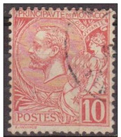 Monaco 1901 Scott 16 Sello º Principe Alberto I (1848-1922) Y Figura Alegórica Michel 23a Yvert 23 Principat De Monaco - Used Stamps