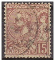 Monaco 1901 Scott 18 Sello º Principe Alberto I Principe Alberto I (1848-1922) Y Figura Alegórica Michel 24 Yvert 24 - Used Stamps