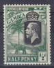 Gambia 1922 Mi. 93 B     ½ P König King George V. & Elefant Elephant MH* - Gambie (...-1964)