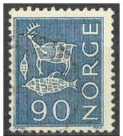 Noruega 1963 Scott 430 Sello º Pinturas Prehistoricas Michel 493x Yvert 449 Norway Stamps Timbre Norvège Briefmarke - Oblitérés