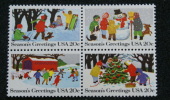 USA 1982  - SEASON GREETINGS BLOCK  MNH** - Other & Unclassified