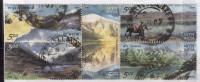 Se-tenent Used India 2006, Himalalayan Lakes, Nature, Geography, Glaciers, Snow, - Used Stamps