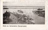Gruß Aus Swinemünde Dampferplatz Belebt Świnoujście Gelaufen 9.7.1915 Feldpost STRALSUND - Pommern