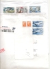 TIMBRES DE POSTE AERIENNE SUR 2 LETTRES RECOMMANDEES - 1927-1959 Brieven & Documenten