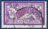 240  Type Merson 3 F  Lilas Et Carmin Oblitéré Concordant  107  1927-31 FS + - 1900-27 Merson