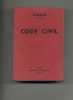 - DALLOZ CODE CIVIL . PARIS LIBRAIRIE DALLOZ 1971-1972 . - Droit