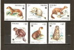ANIMAUX A FOURRURE Timbres Neuf Xx - Nager